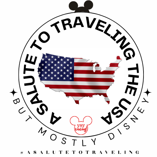 A Salute to Traveling the USA but Mostly Disney Logo