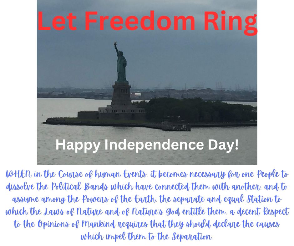 Let’s Celebrate Independence Day!