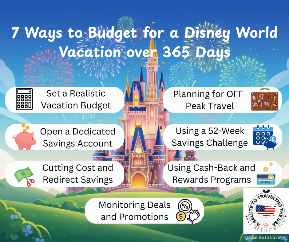 How to Budget Over 365 Days for a Family Vacation to Disney World